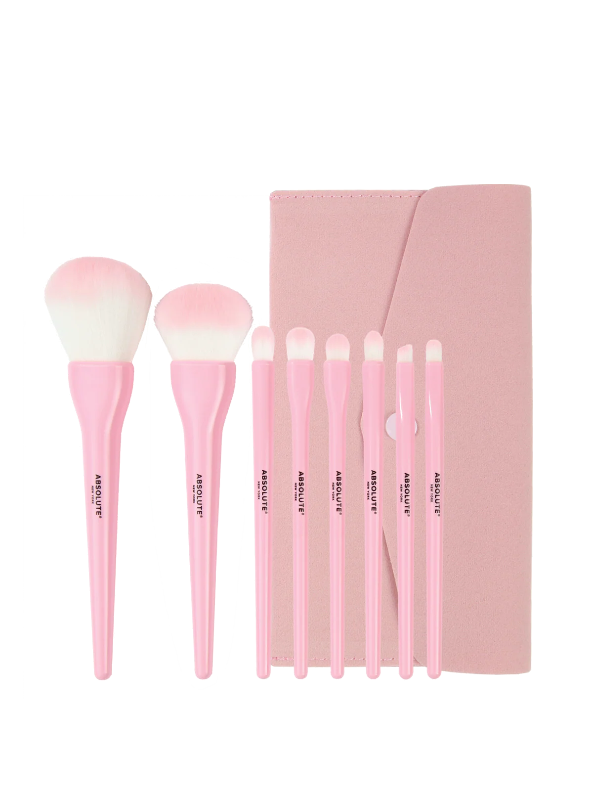 ABSOLUTE NEW YORK Pink Essentials Makeup Brush Set - Image 2