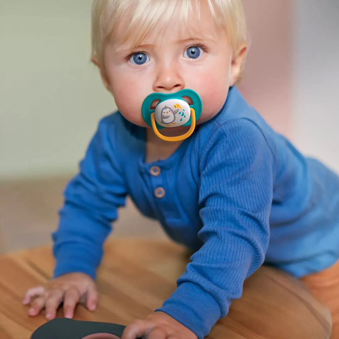AVENT SUCETTE ORTHO 6-18M BOY PENG/TURT - SCF080/07 - Image 3