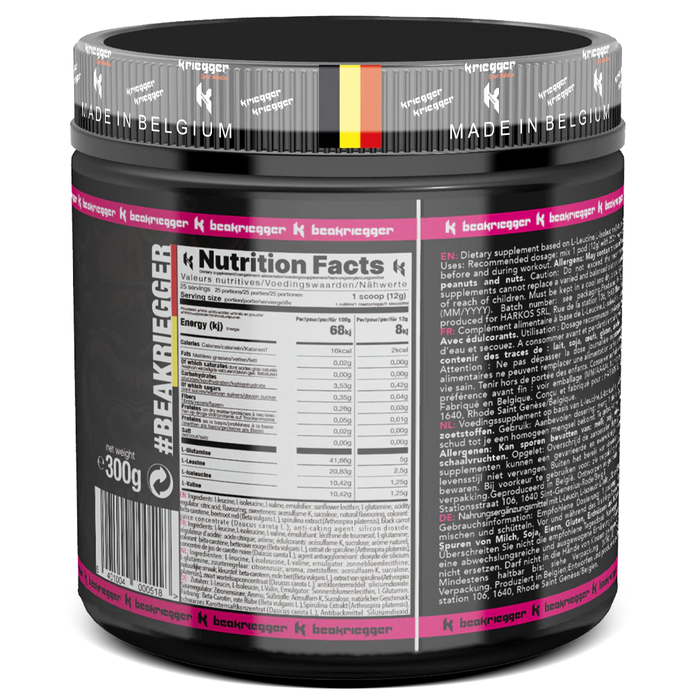 Kriegger BCAA 2:1:1 + GLUTAMINE 300g - Image 2