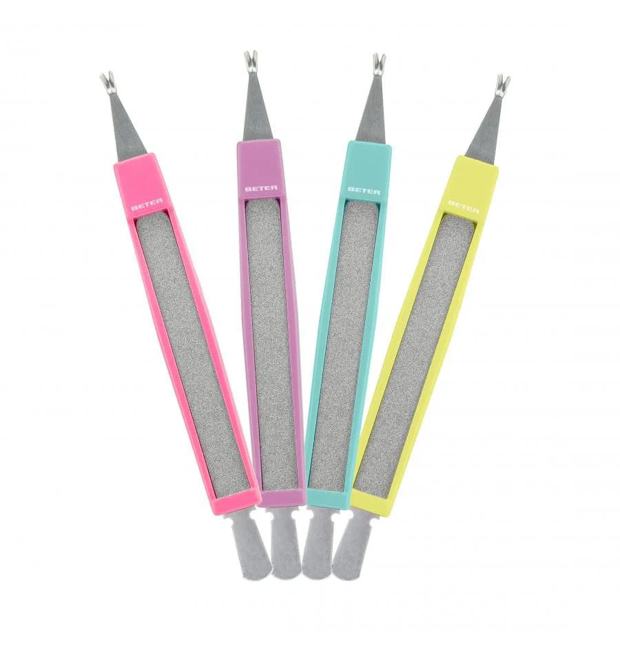 BETER COUPE CUTICULES A TRIPLE USAGE AVEC REPOUSSOIR ET LIME 24018 - Image 2