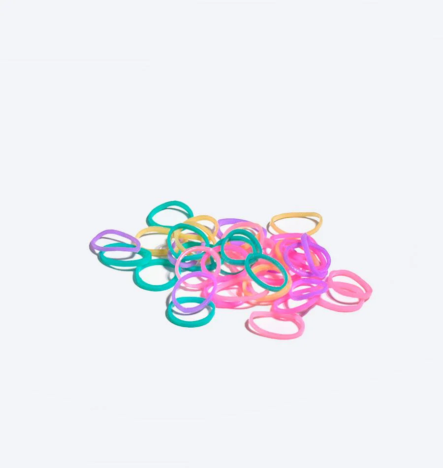BETER Hairstyle PACK DE MINI ELASTIQUES 100 UNITES Pastel - 19262 - Image 2