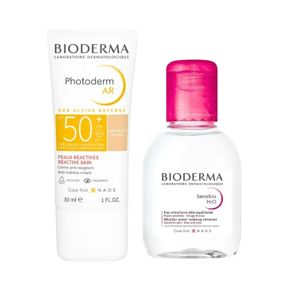 BIODERMA PHOTODERM AR TEINTE NATURELLE SPF50+ 30ML = SENSIBIO H2O 100ML OFFERT - Image 2