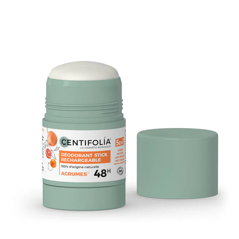 Centifolia Déodorant Stick Rechargeable Agrumes 48h – Fraîcheur Naturelle & Protection Longue Durée - Image 2