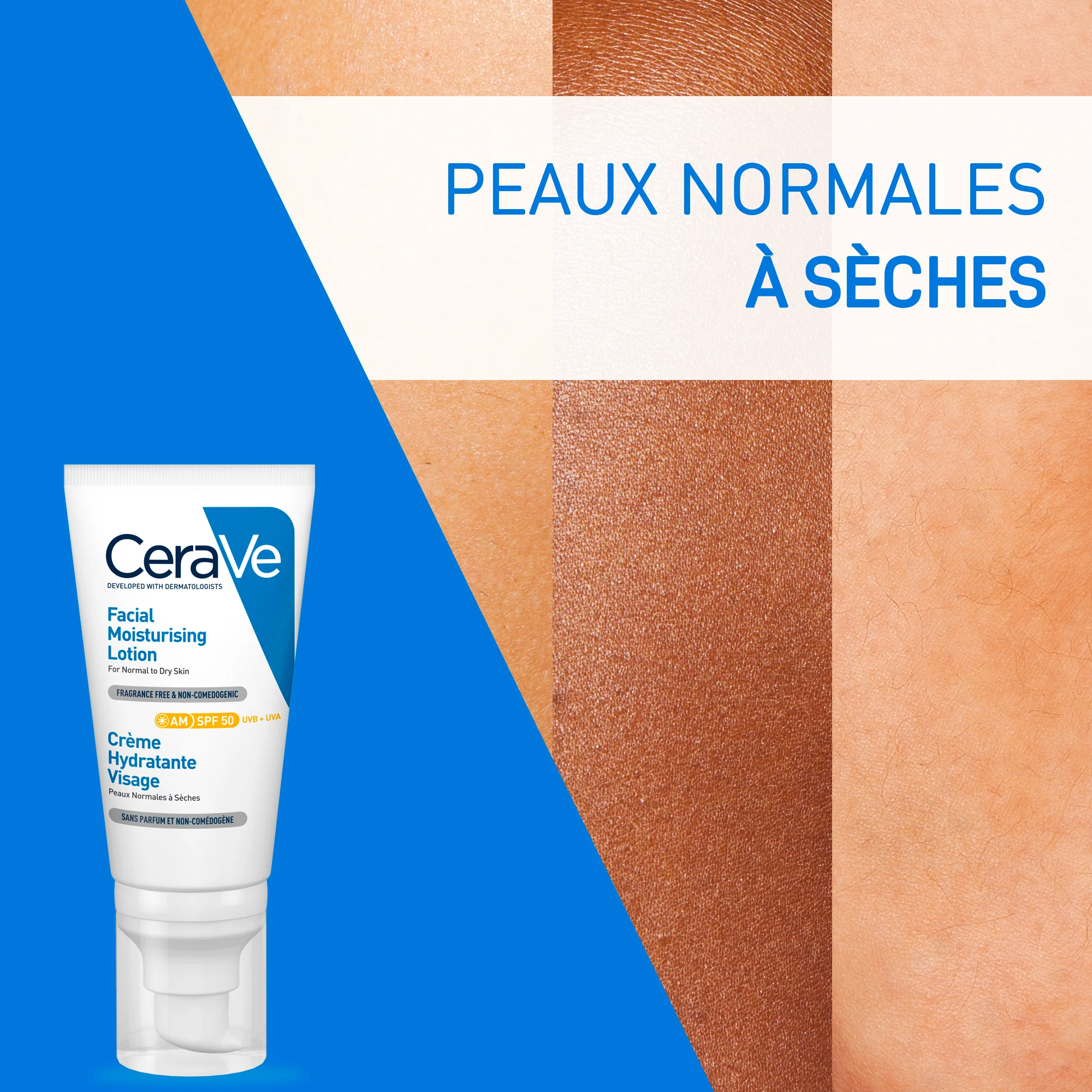 CeraVe Crème Hydratante Visage SPF 50 Peaux Normales À Sèches 52ml - Image 7