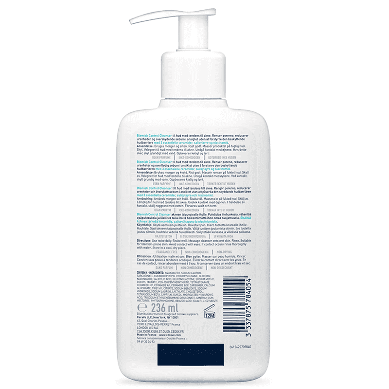 Cerave gel moussant anti imperfections 236ml - Image 3
