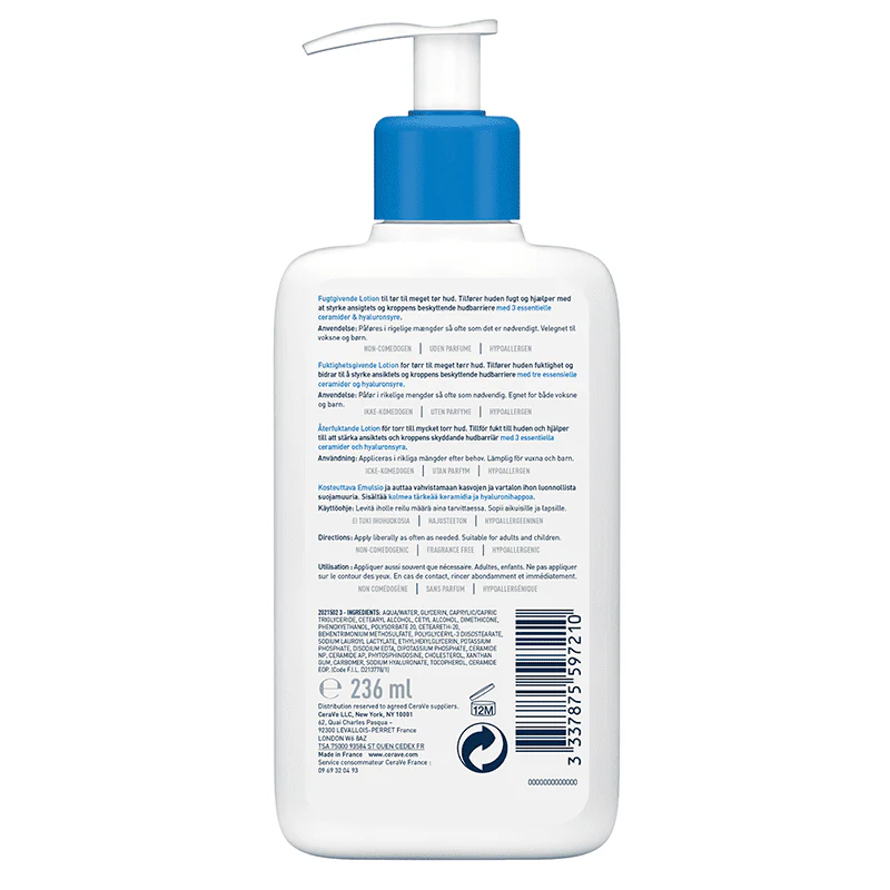 Cerave lait hydratant ps 236ml - Image 3