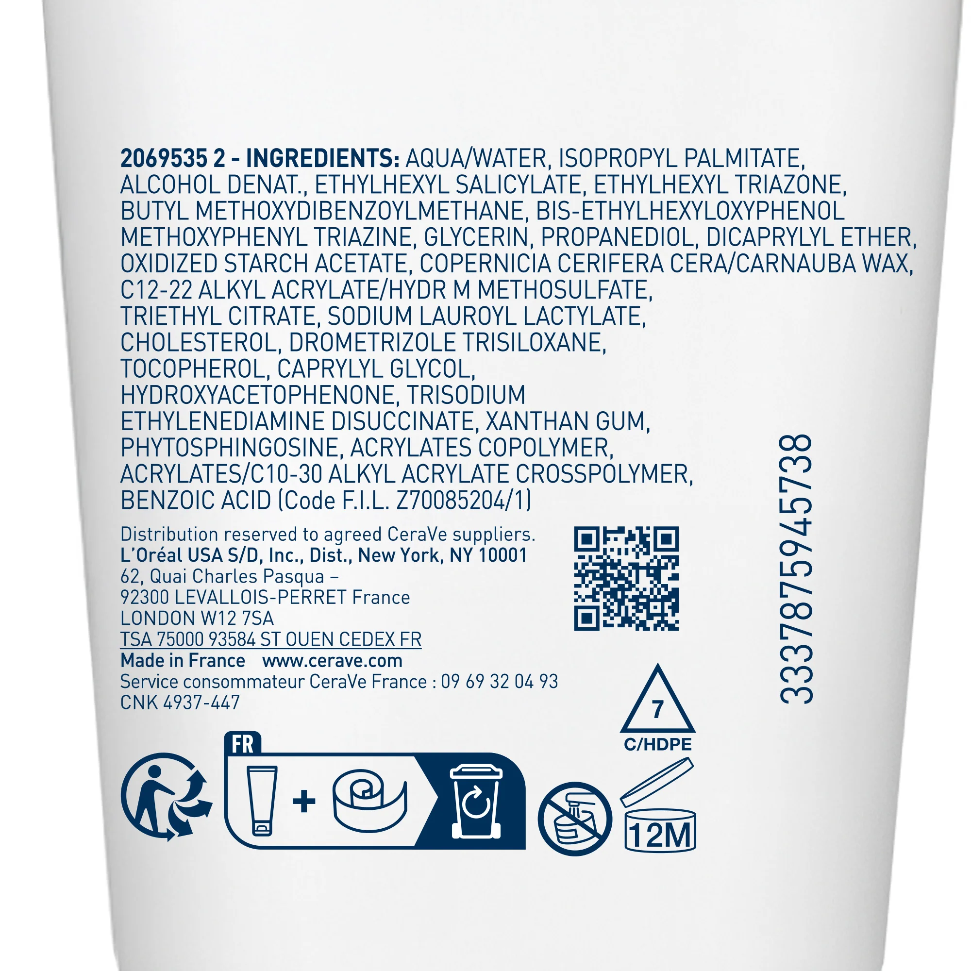 Cerave Lait Solaire Invisible Hydratant SPF50+ | Peau Normale à Sèche |Peau sensible | 75ml - Image 6