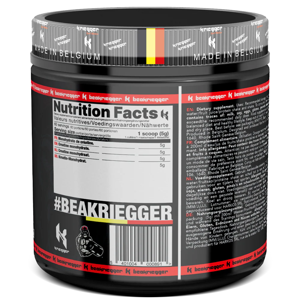 Kriegger CREATINE monohydrate 300G - Image 2