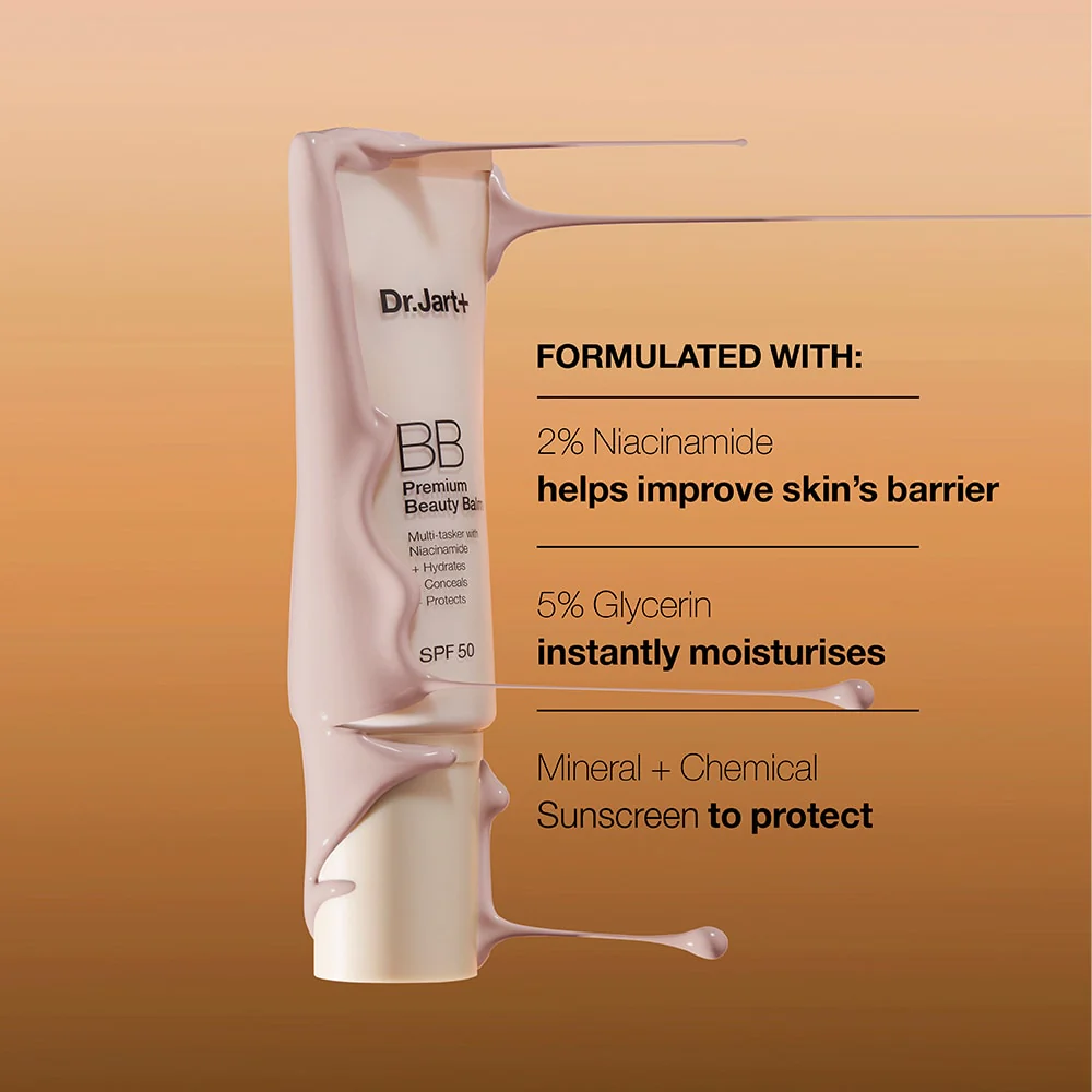 Dr. Jart+ BB Premium Baume de Beauté SPF50 Teinte 01 Fair Light 40ml – Soin Éclat & Haute Protection - Image 5