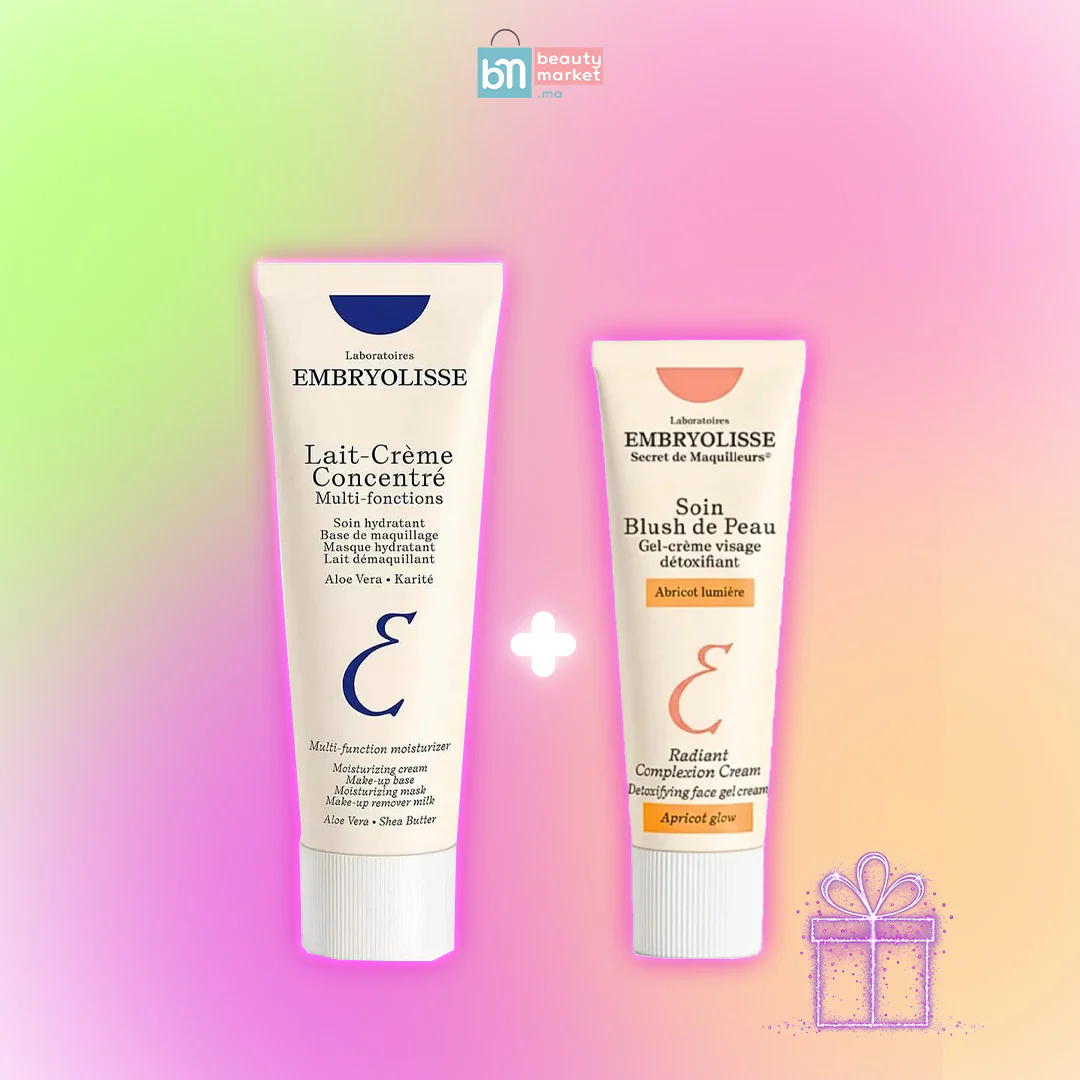 EMBRYOLISSE Pack Lait-Crème Concentré 75ML + Soin Blush de Peau 30ML - Image 2