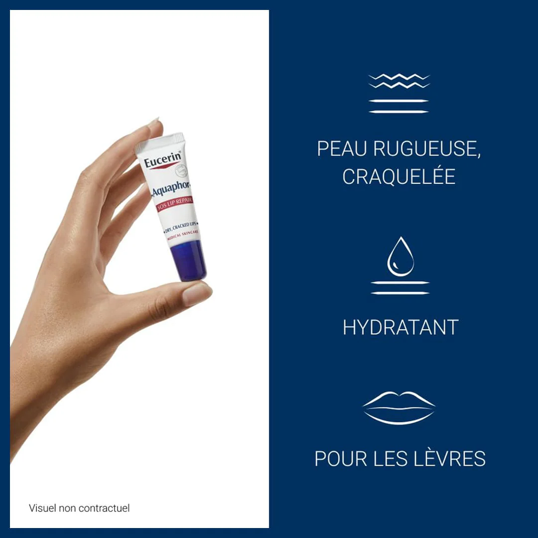 Eucerin aquaphor lip balm réparateur 10ml - Image 3