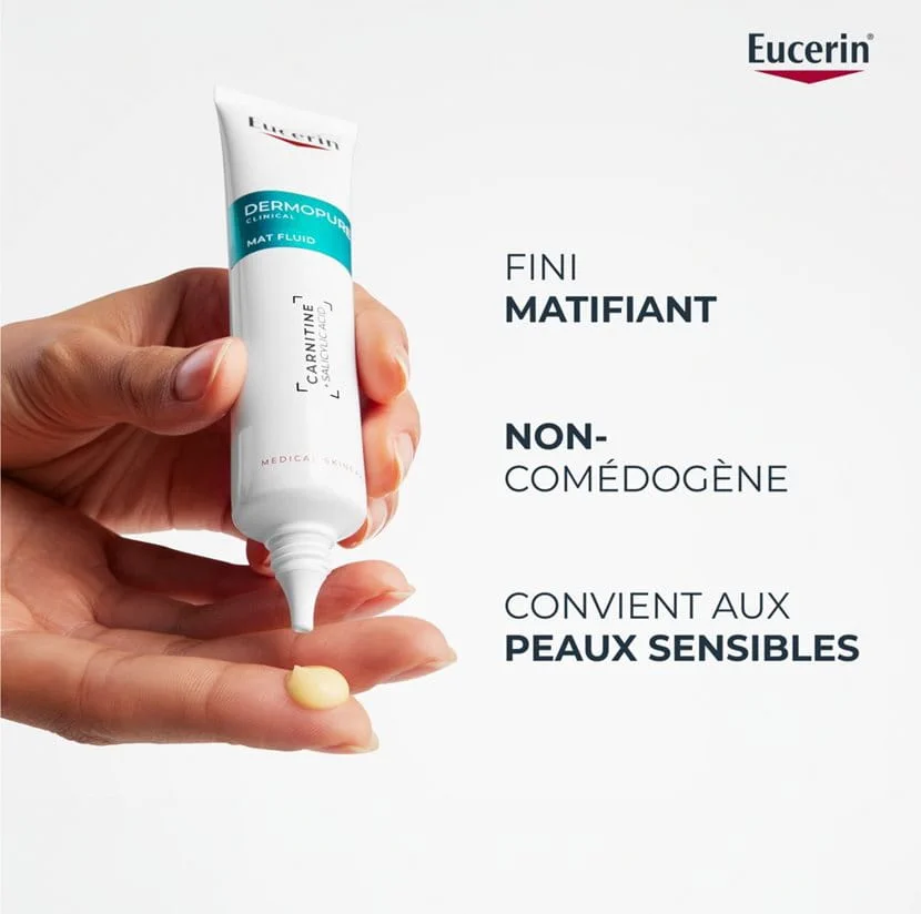 EUCERIN DERMOPURE CLINICAL FLUIDE MATIFIANT 50 ML - Image 3