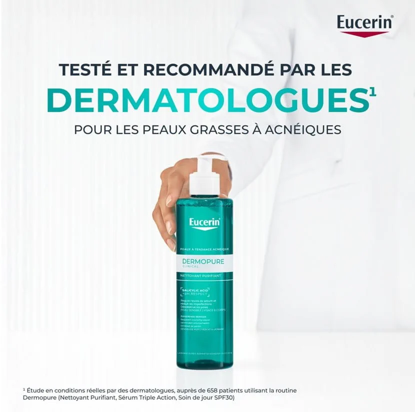 EUCERIN DERMOPURE GEL NETTOYANT 200ML - Image 3