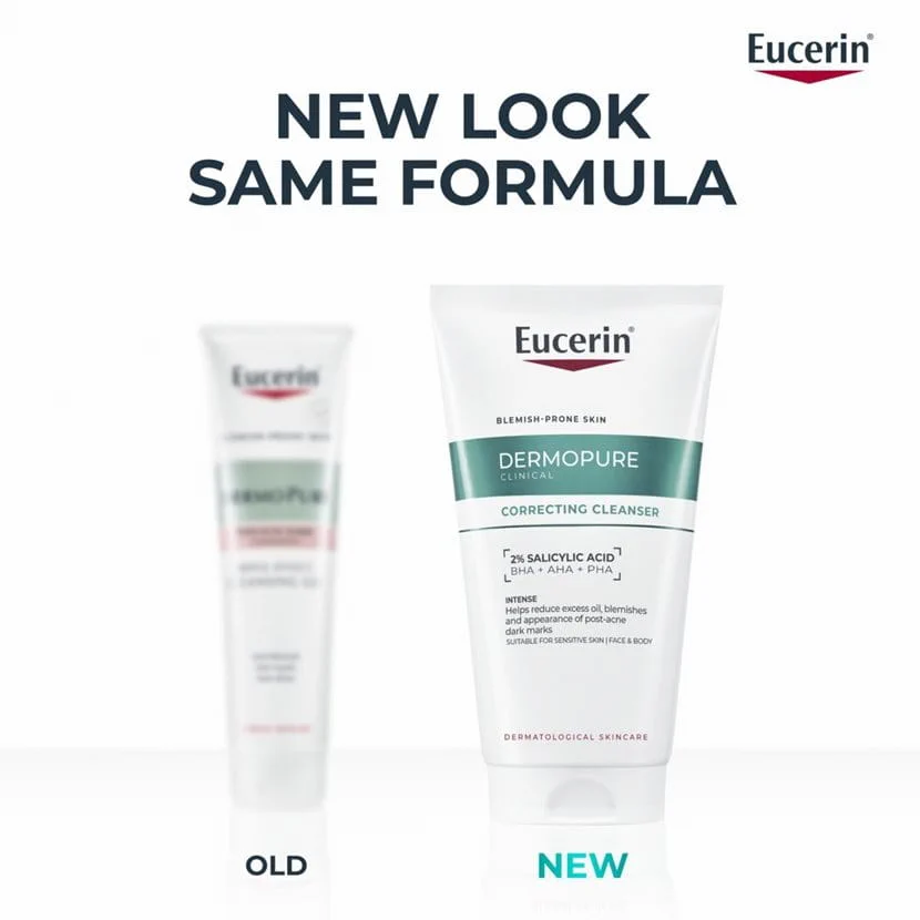 EUCERIN DERMOPURE CLINICAL GEL NETTOYANT CORRECTEUR 150ML - Image 2