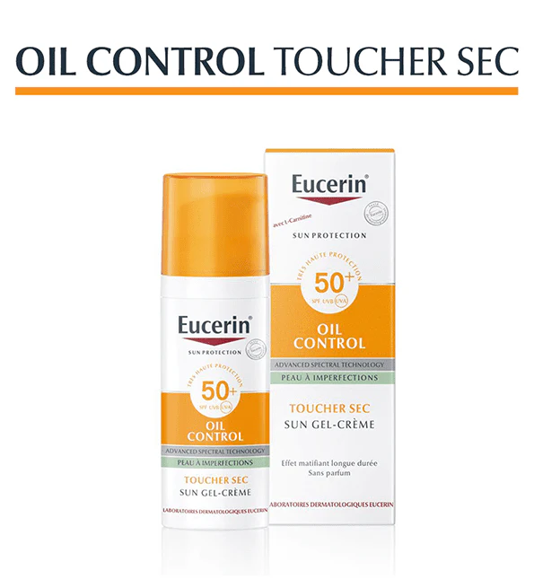 EUCERIN PACK SUN PROTECTION OIL CONTROL GEL-CRÈME SPF50+ 50 ML = AQUAPHOR 4ML + HYDRO PROTECT 5ML OFFERTS - Image 2