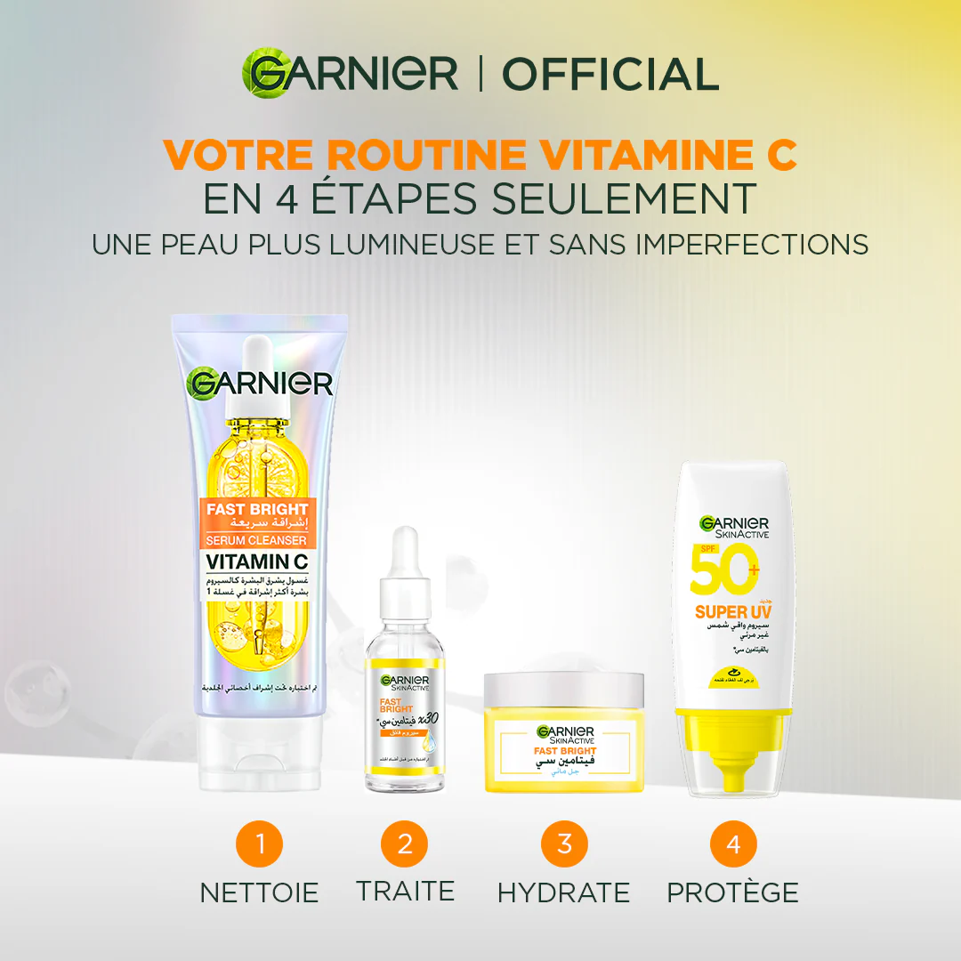Garnier Fast Bright - Serum Cleanser Vitamin C - 100ml - Image 3