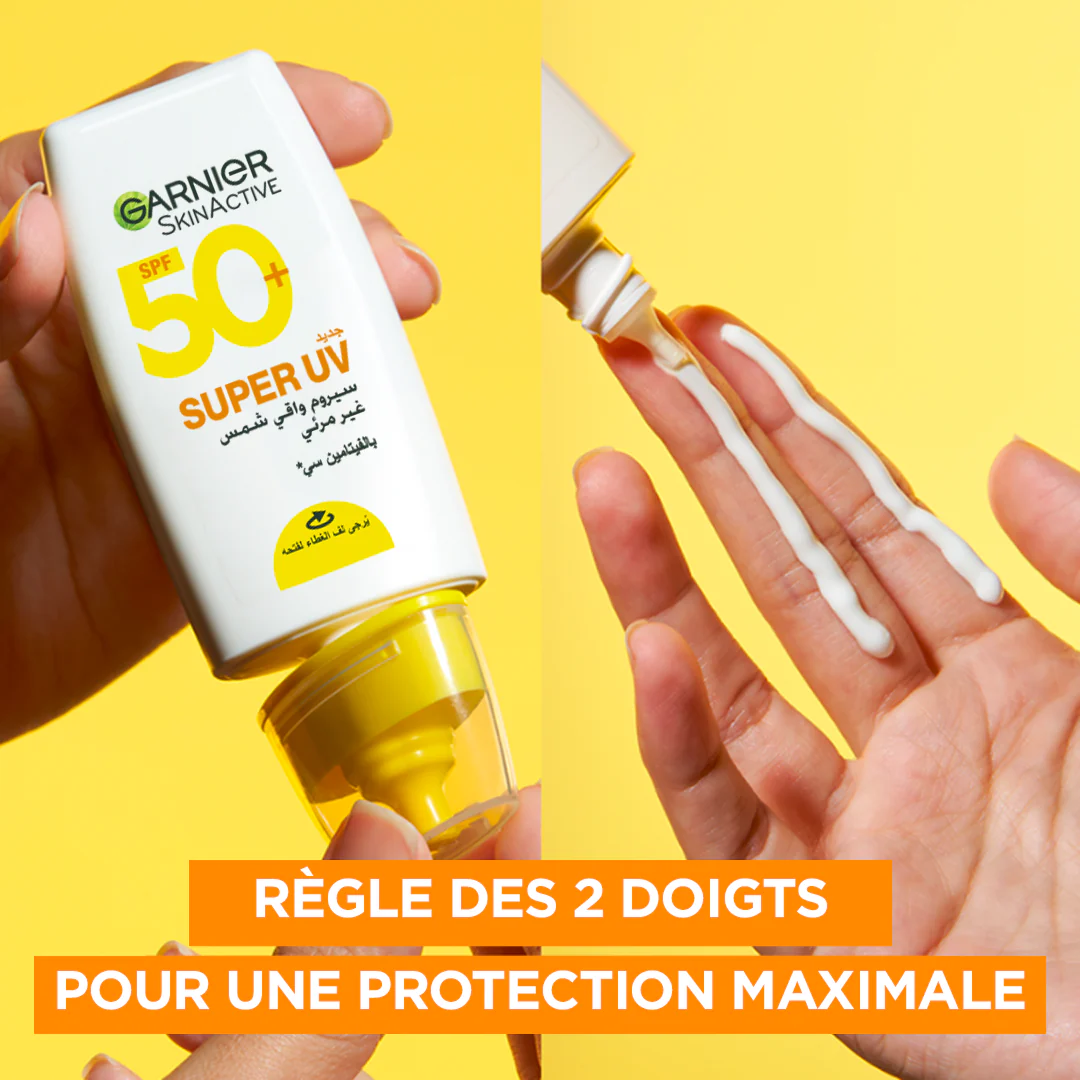 Garnier super uv invisible serum sunscreen spf 50 pa++++ uva/b - Image 7
