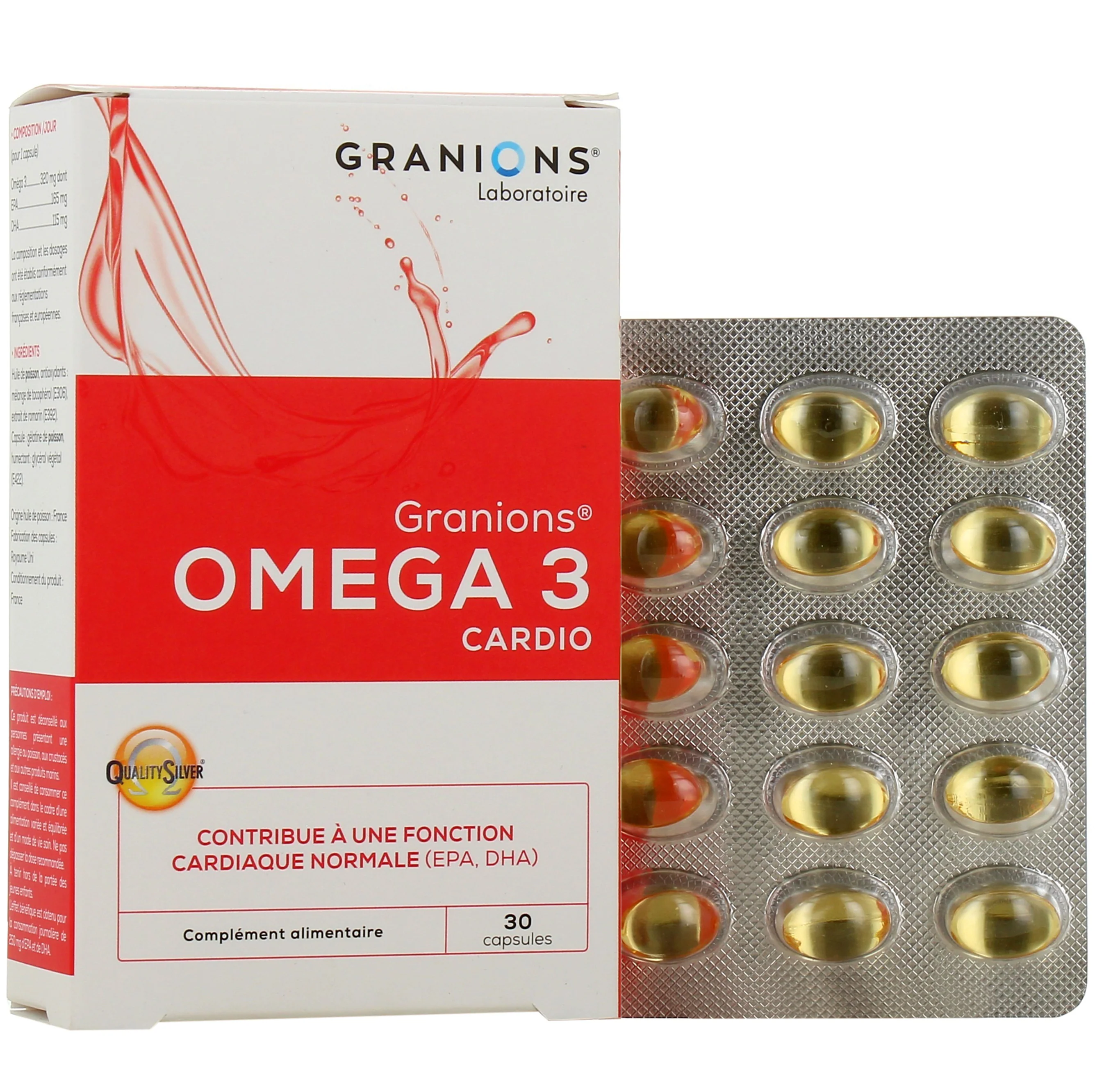 GRANIONS OMEGA 3 CARDIO – 30 GÉLULES | EXP 07/2026 - Image 3