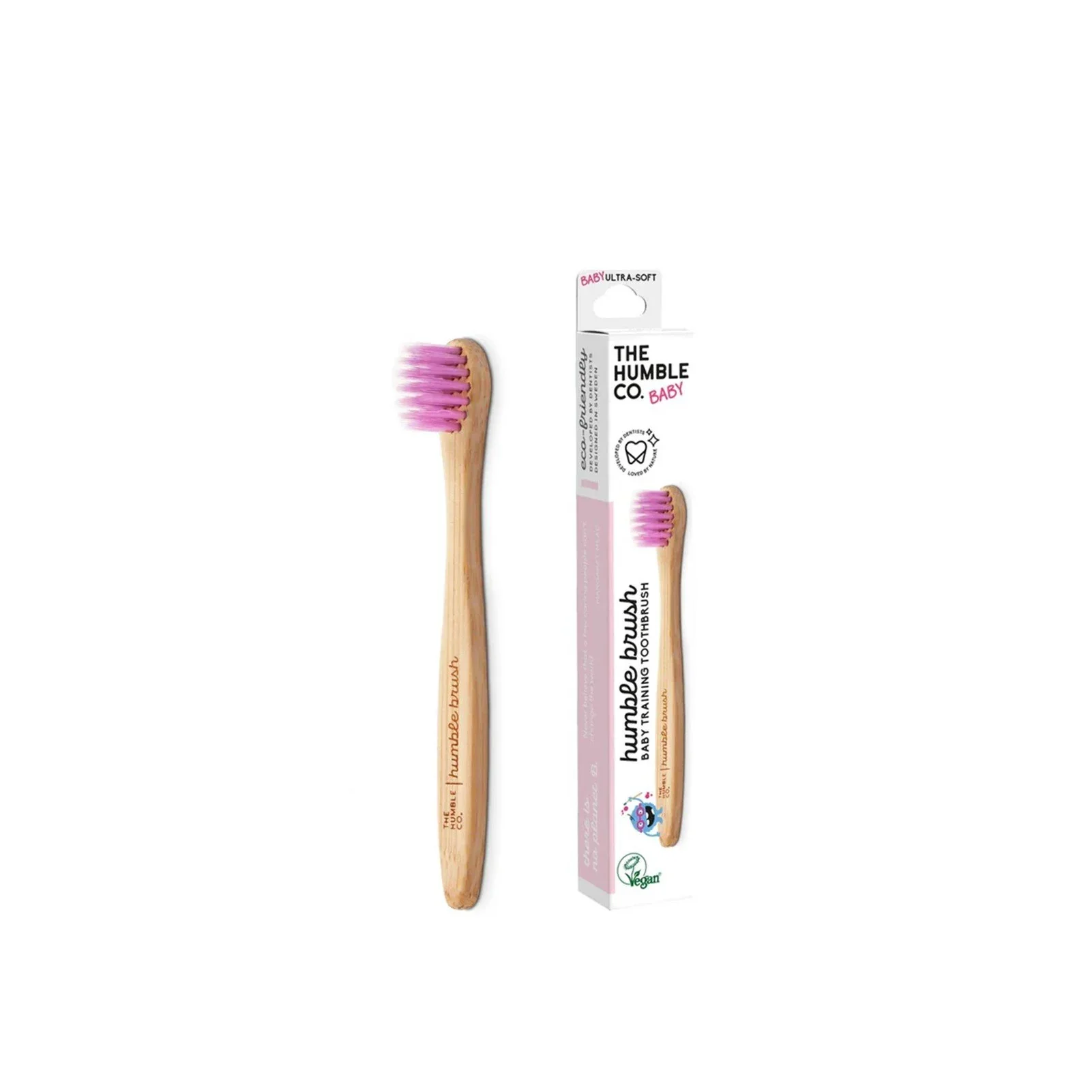 HUBMLE BROSSE A DENTS BAMBOU ADULTE BLUE - Image 2