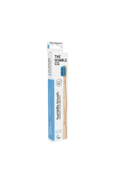 HUBMLE BROSSE A DENTS BAMBOU ADULTE BLUE - Image 4