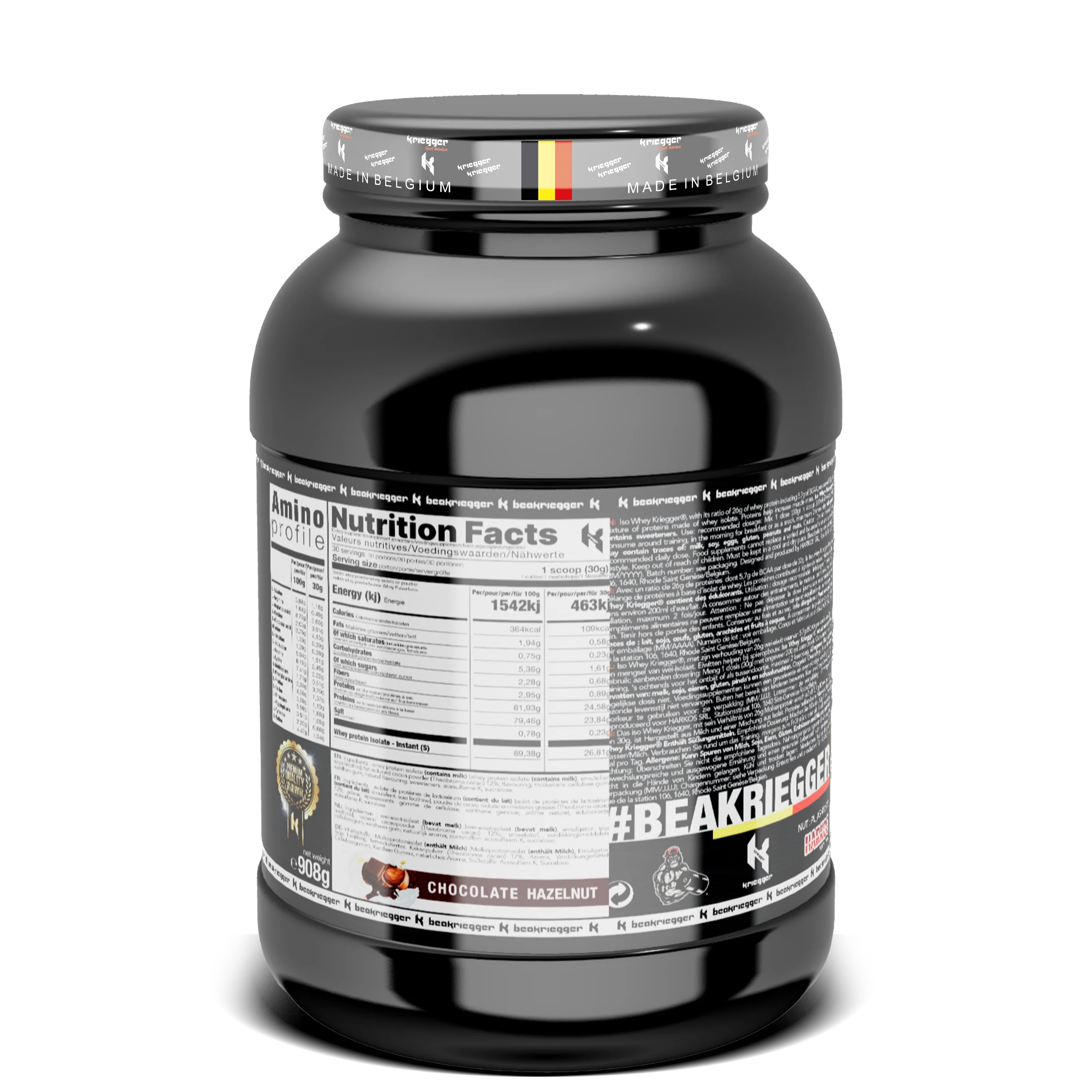 Kriegger ISO WHEY PROTEIN 908 g - Image 5