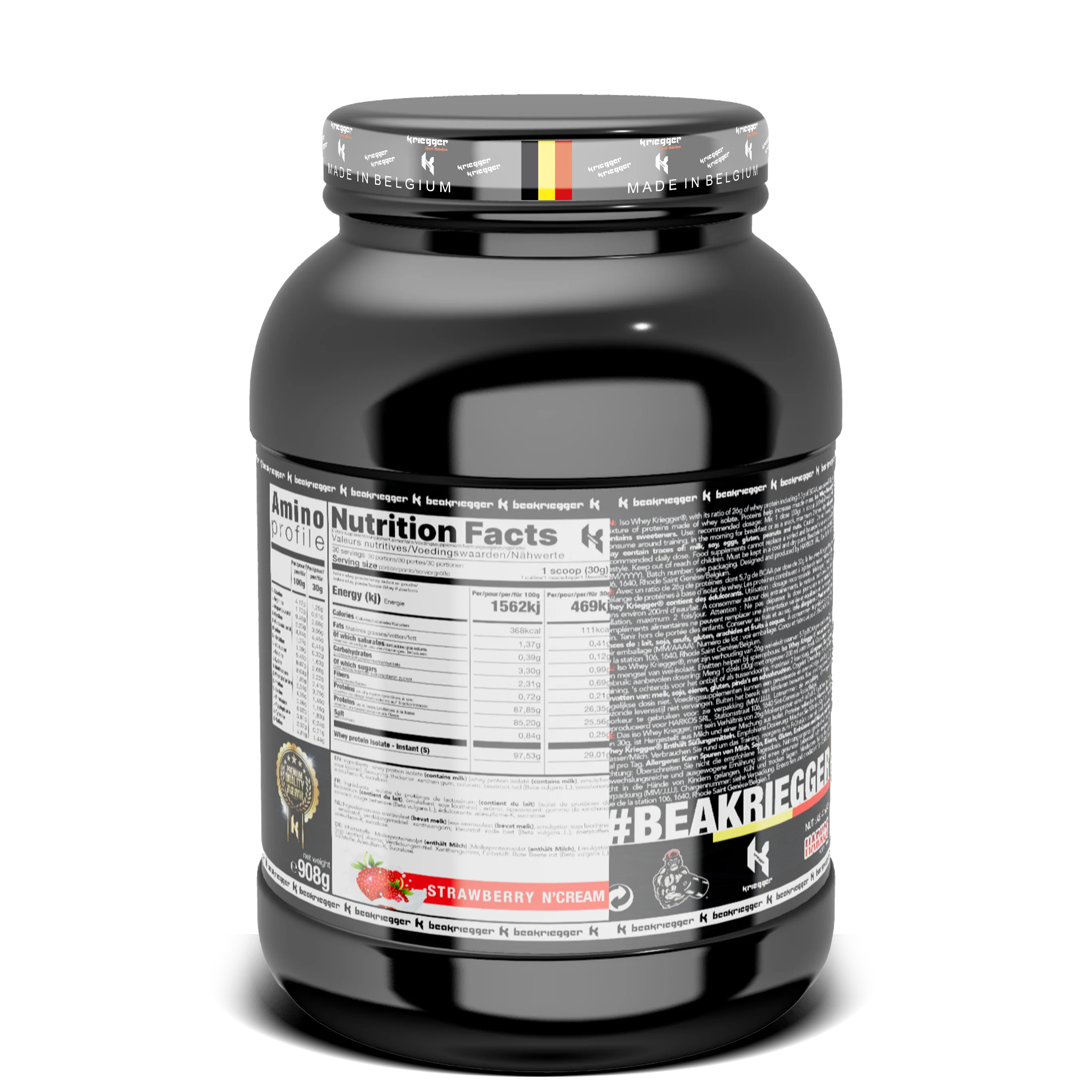 Kriegger ISO WHEY PROTEIN 908 g - Image 6