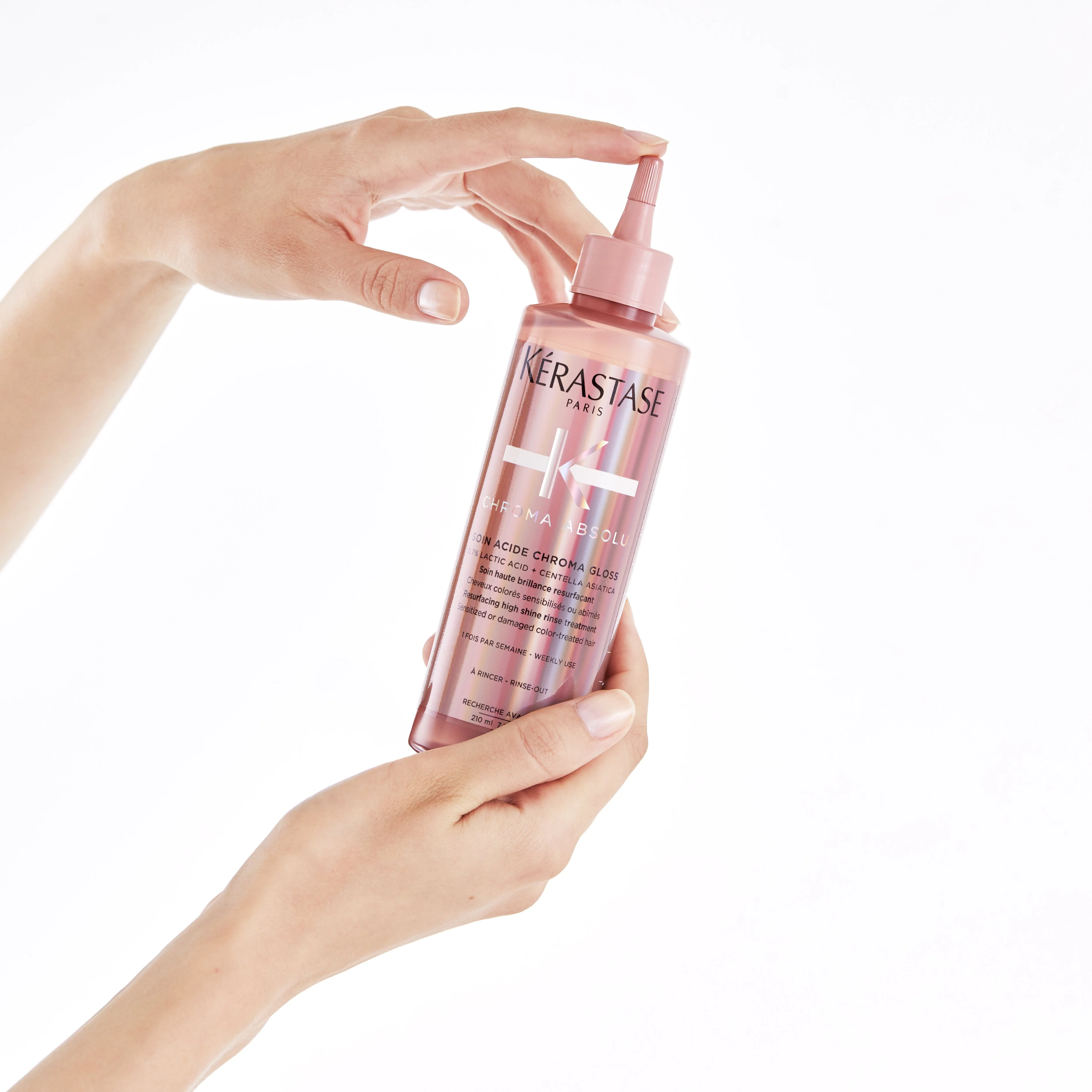 Kérastase Chroma Absolu Acide Chroma Gloss 210ml – Soin Brillance Cheveux Colorés - Image 5