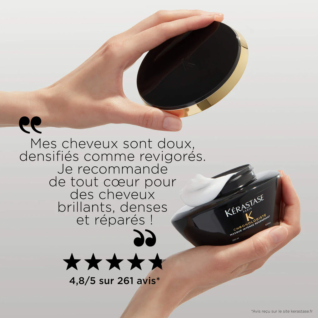 Kérastase Chronologiste Masque Intense Régénérant 200ml – Masque Revitalisant Jeunesse - Image 9