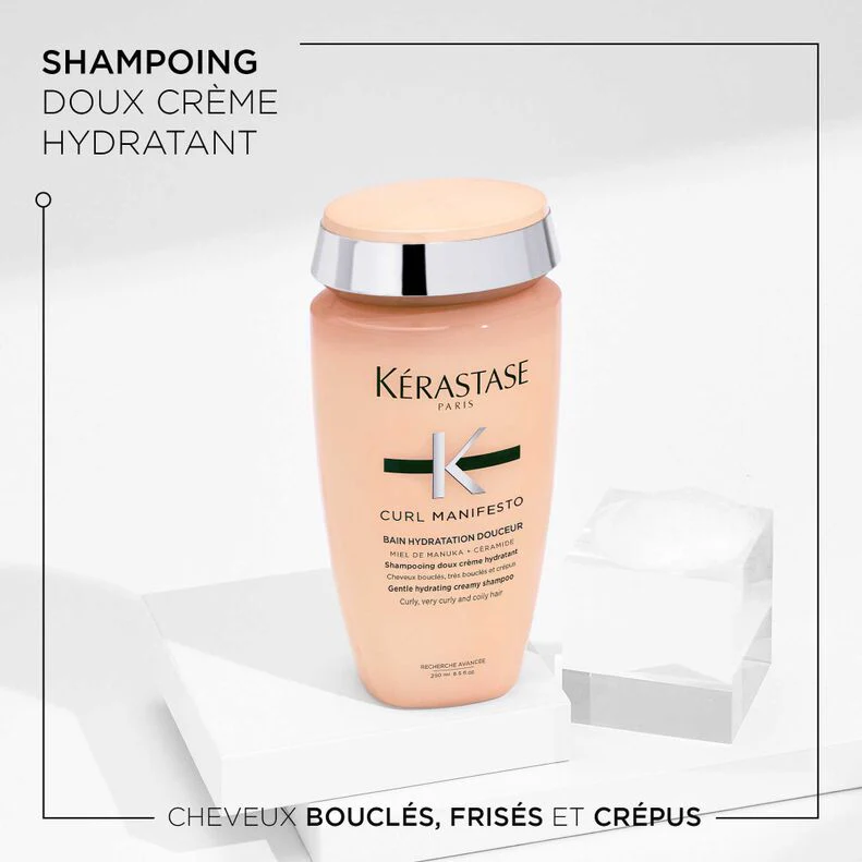 Kérastase Curl Manifesto Bain Hydratation Douceur 250ml – Shampooing Cheveux Bouclés - Image 2