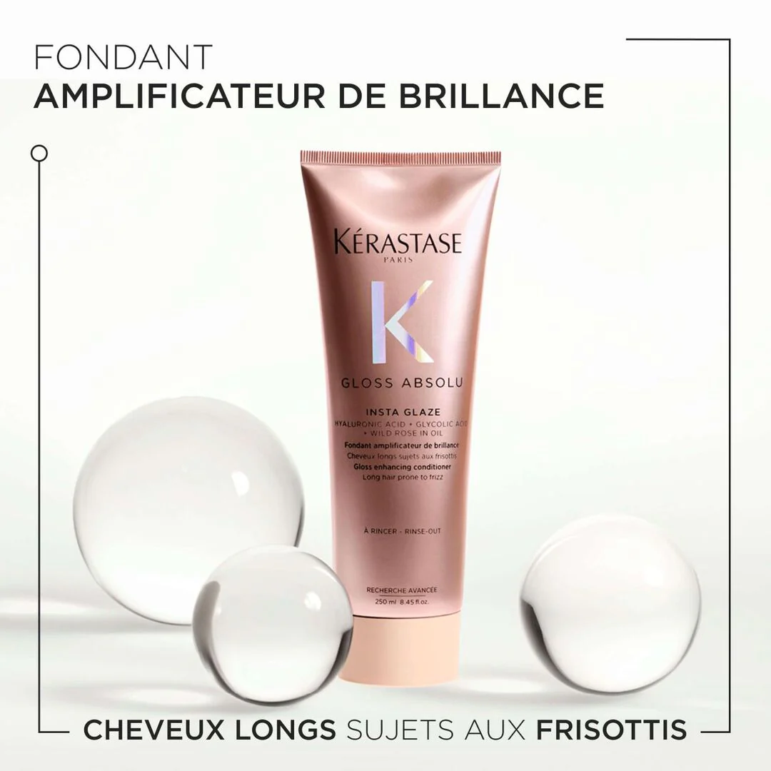 Kérastase Gloss Absolu Fondant Insta Glaze 250ml – Soin Démêlant Brillance Instantanée - Image 2