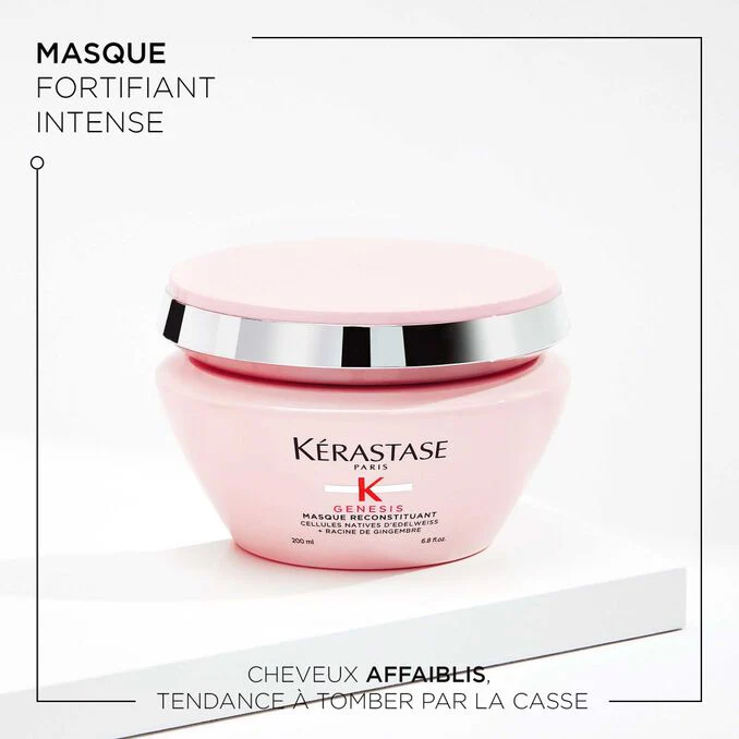 Kérastase Genesis Masque Reconstituant 200ml – Masque Fortifiant Anti-Chute - Image 2