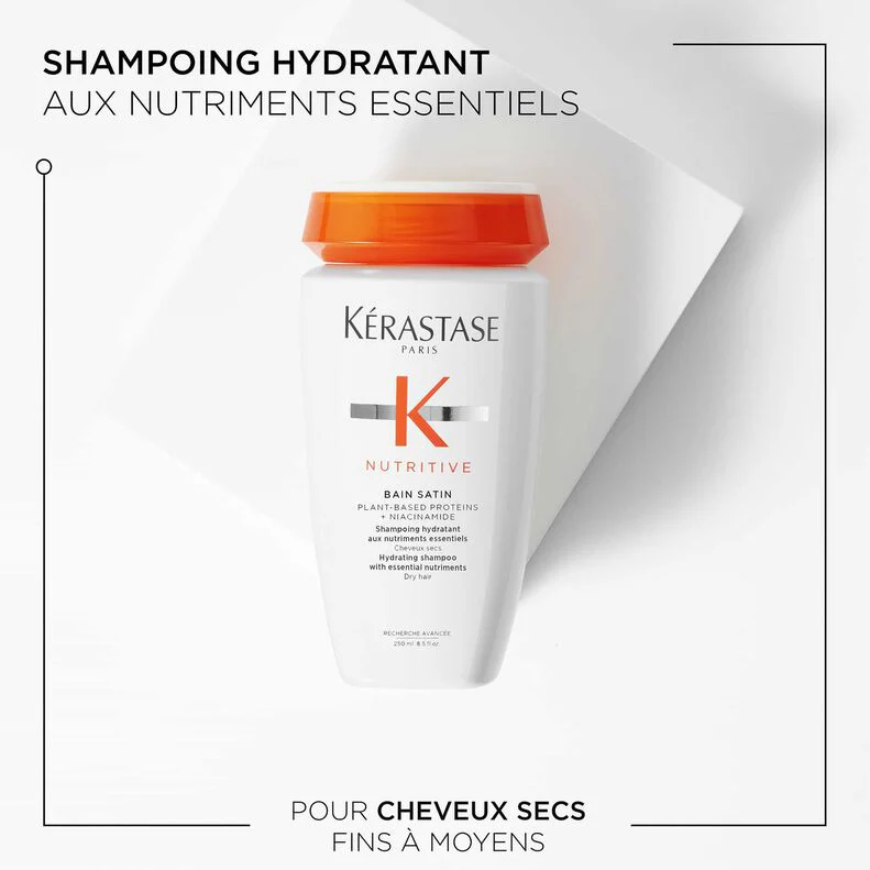 Kérastase Nutritive Bain Satin 250ml – Shampooing Nourrissant Cheveux Normaux à Secs - Image 2