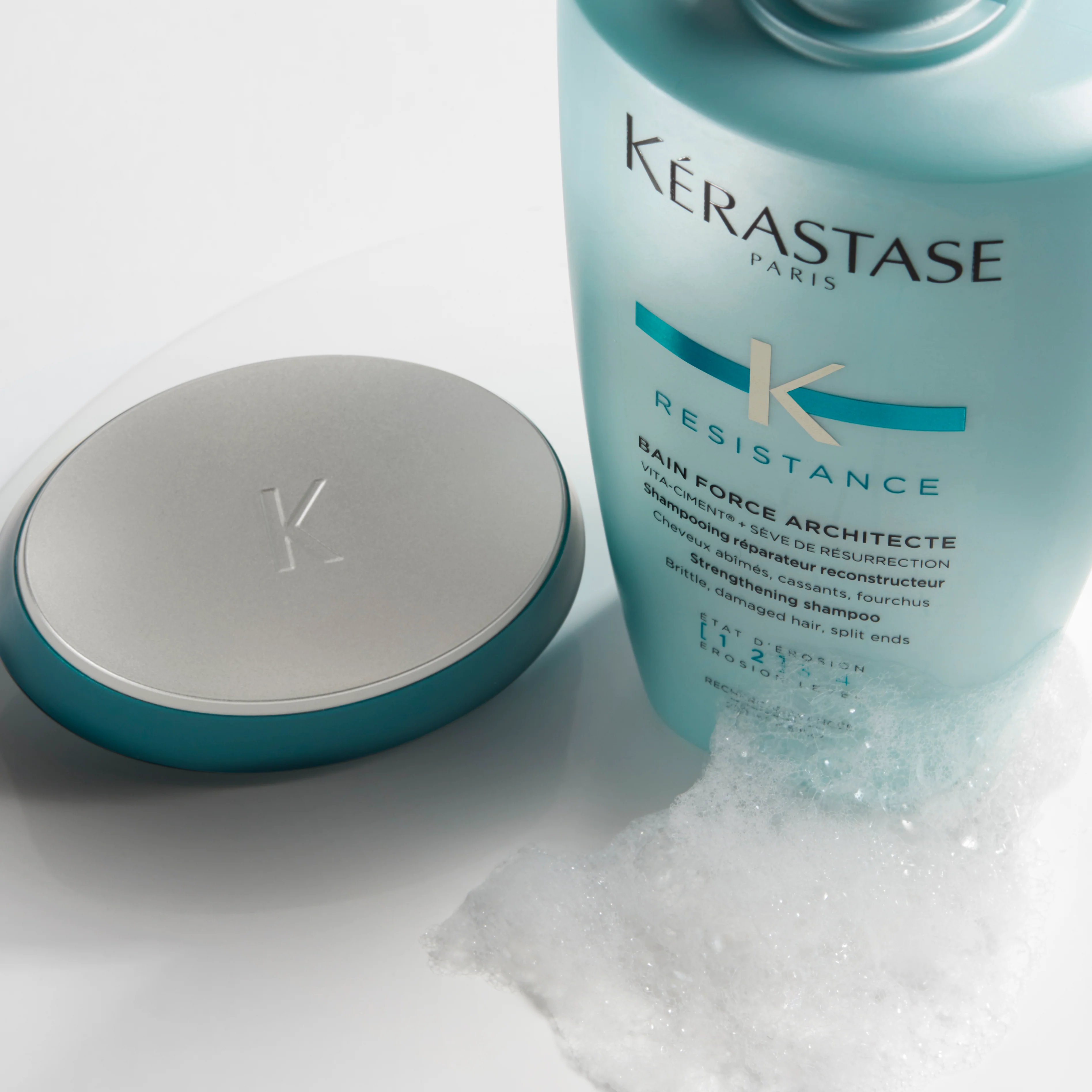 Kérastase Résistance Bain Force Architecte 250ml – Shampooing Réparateur Cheveux Abîmés - Image 3