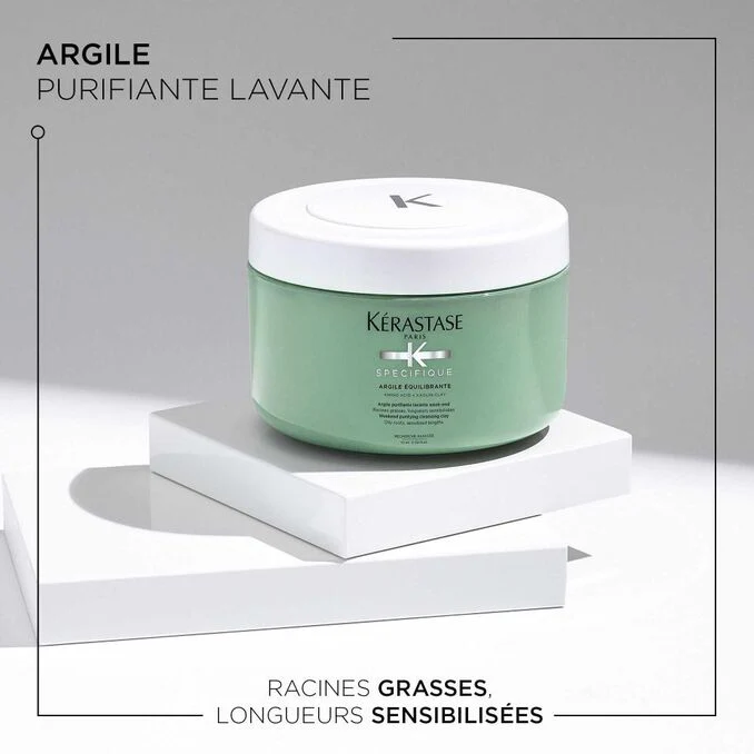 Kérastase Spécifique Argile Équilibrante 250ml – Soin Purifiant Cuir Chevelu Gras - Image 3