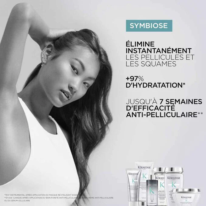 Kérastase Symbiose Bain Pureté Anti-Pelliculaire 250ml – Shampooing Cuir Chevelu Sensible - Image 6
