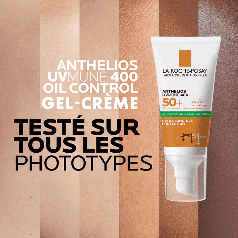 La roche posay anthelios oil control invisible spf50+ peau m à g 50ml = Effaclar Gel Moussant 50ml OFFERT - Image 8