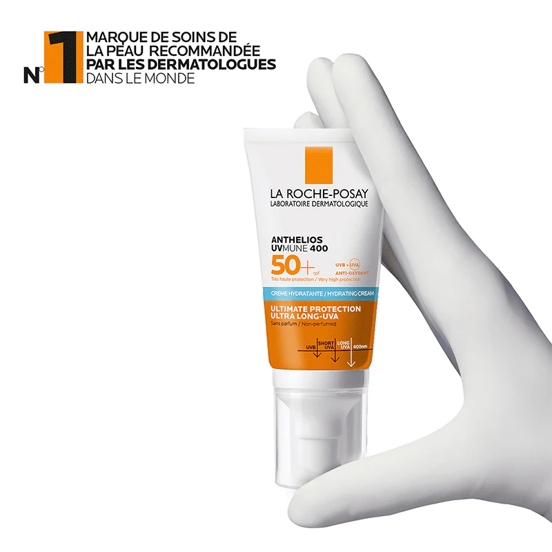 La roche posay anthelios ultra crème invisible spf 50+ 50ml = Hyalu b5 10ml Offert - Image 5