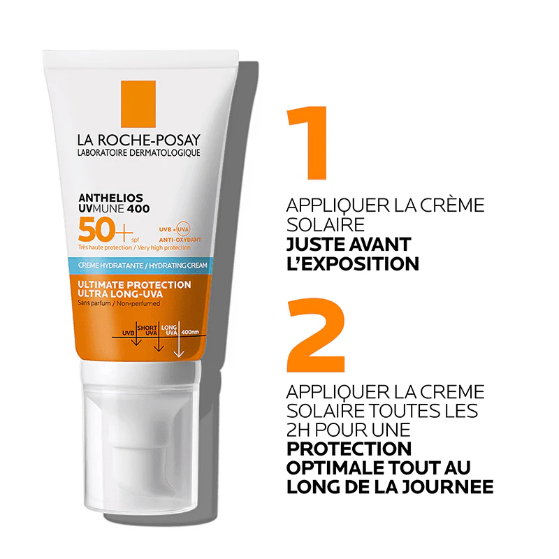 La roche posay anthelios ultra crème invisible spf 50+ 50ml = Hyalu b5 10ml Offert - Image 8