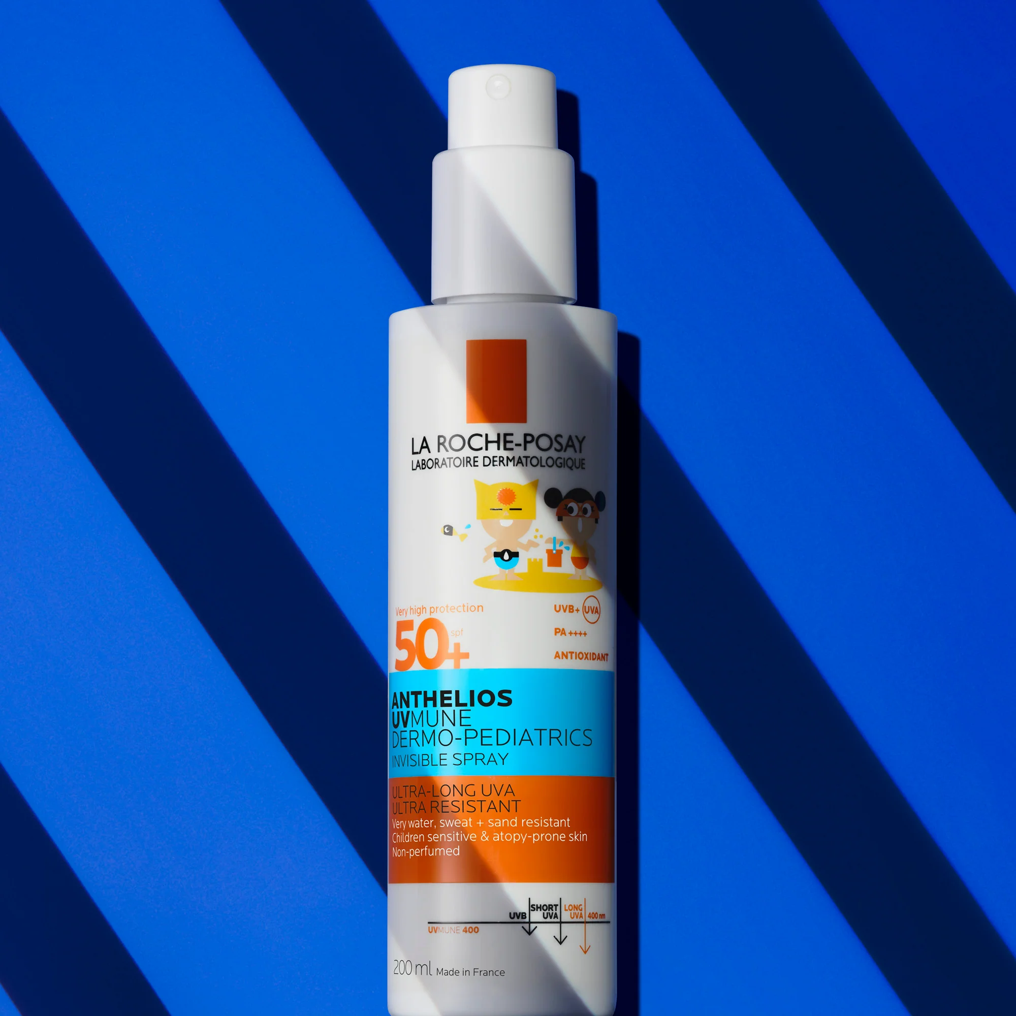 La roche posay anthelios uv mune 400 dermo-pediatrics spray invisible SPF50 200ML - Image 3