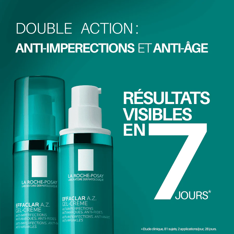 La Roche-Posay Effaclar A.Z Gel-Crème 40ml – Soin Anti-Imperfections & Réparateur - Image 5