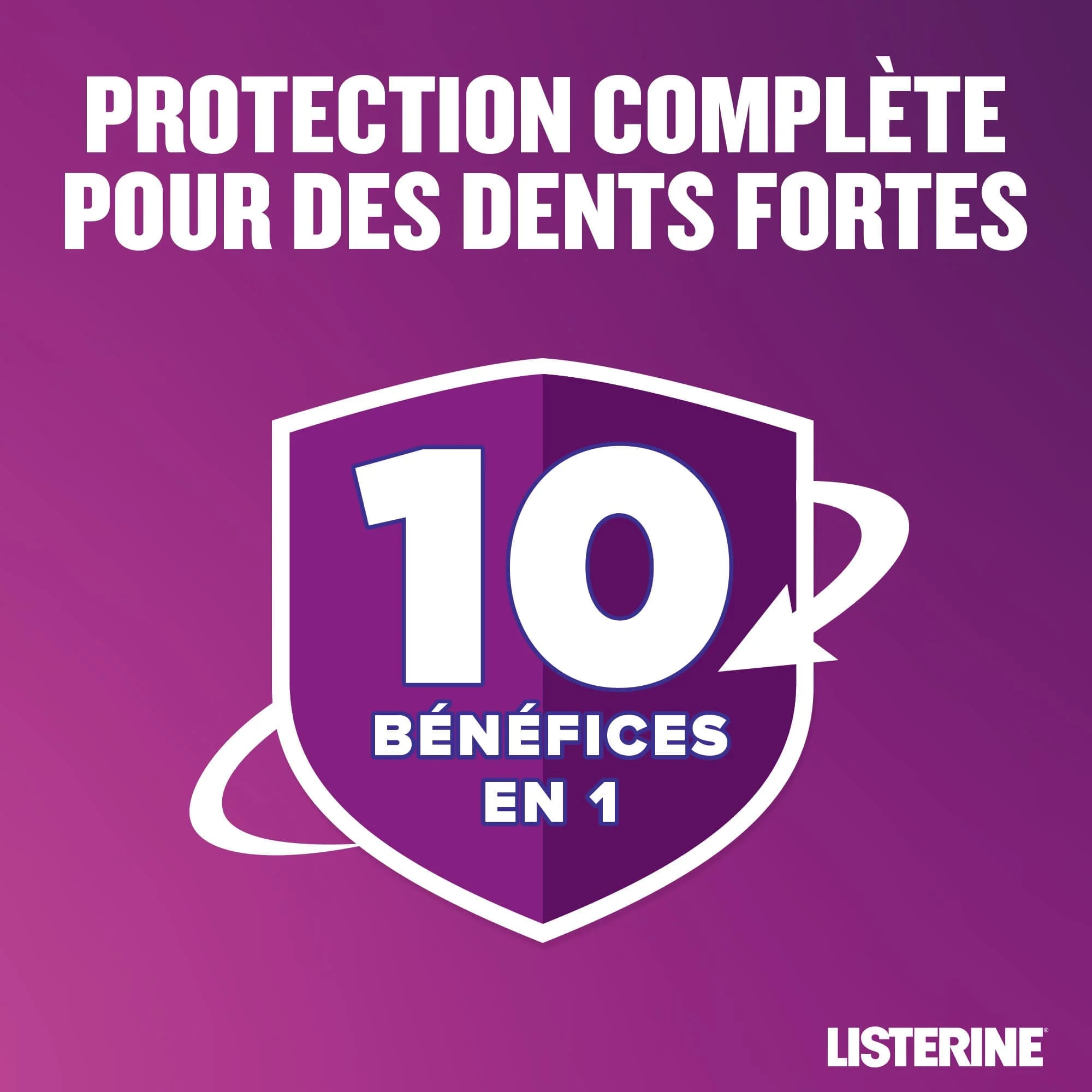LISTERINE BAIN DE BOUCHE 10 TOTAL CARE 500 ML - Image 3