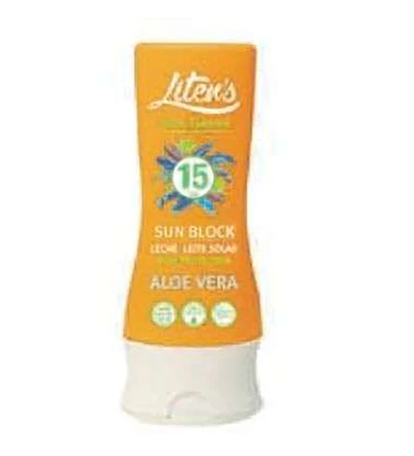 LITENS COOL SUN BLOCK LAIT SOLAIRE ALOE VERRA 100ML - Image 2