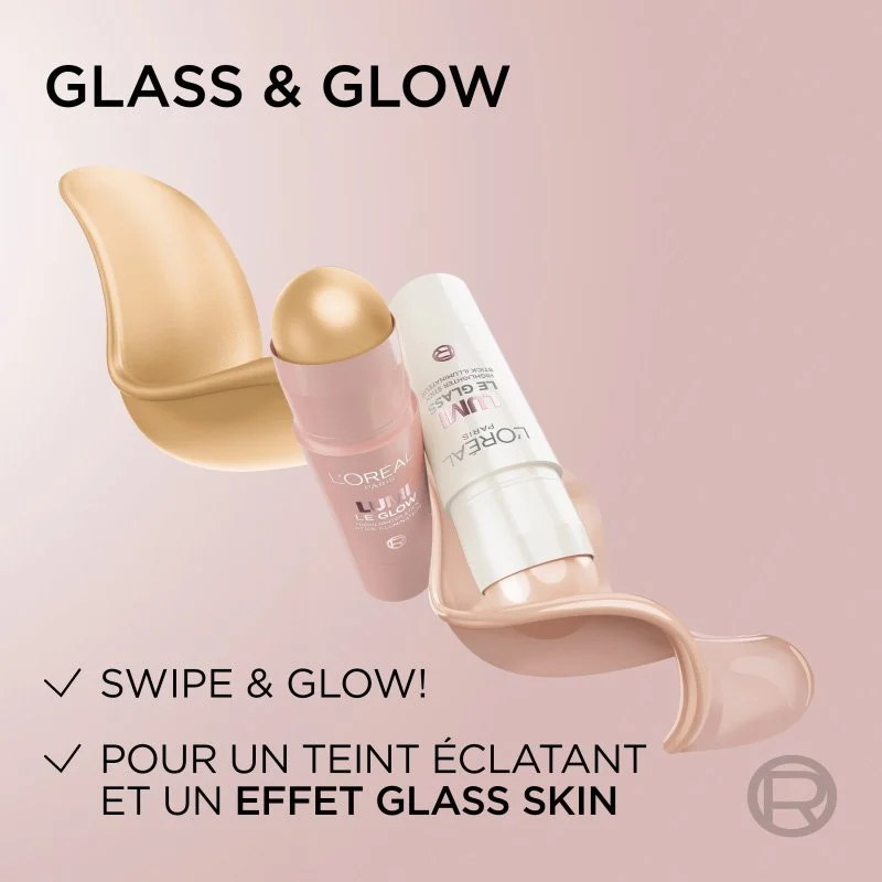 L'oréal paris lumi le glass highlighter stick 630 crème chic - Image 3