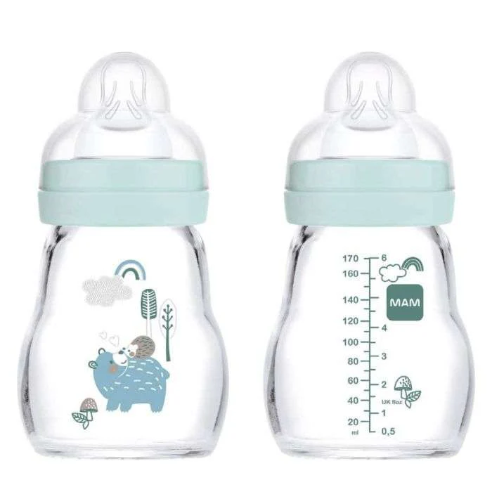 Mam Baby Biberon en verre +0m 170ml - Image 3