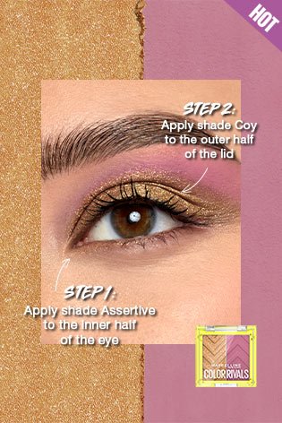 Maybelline Color Rivals Assertive X Coy Duo de palettes d'ombres à paupières - Image 3