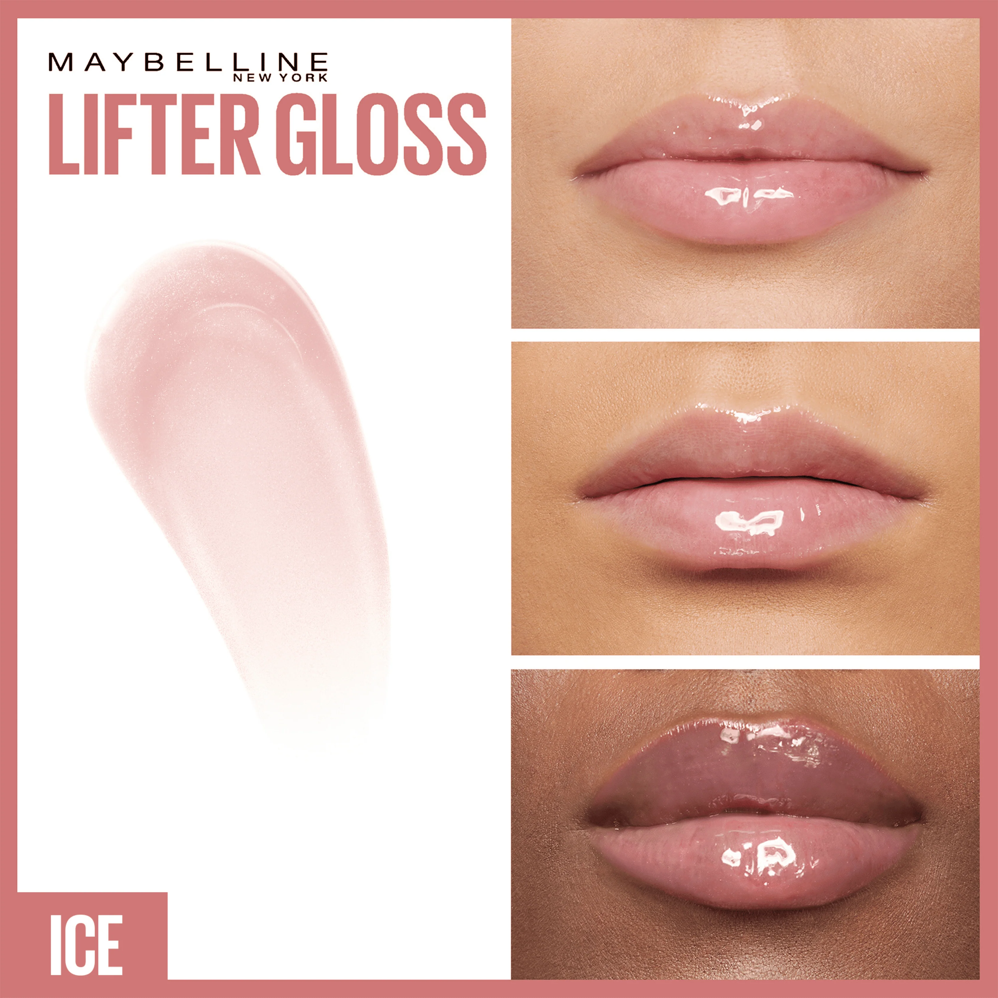 MAYBELLINE LIFTER GLOSS À LÈVRES REPULPANT 002 ICE = LIP LINER 006 LINE LEADER - Image 5