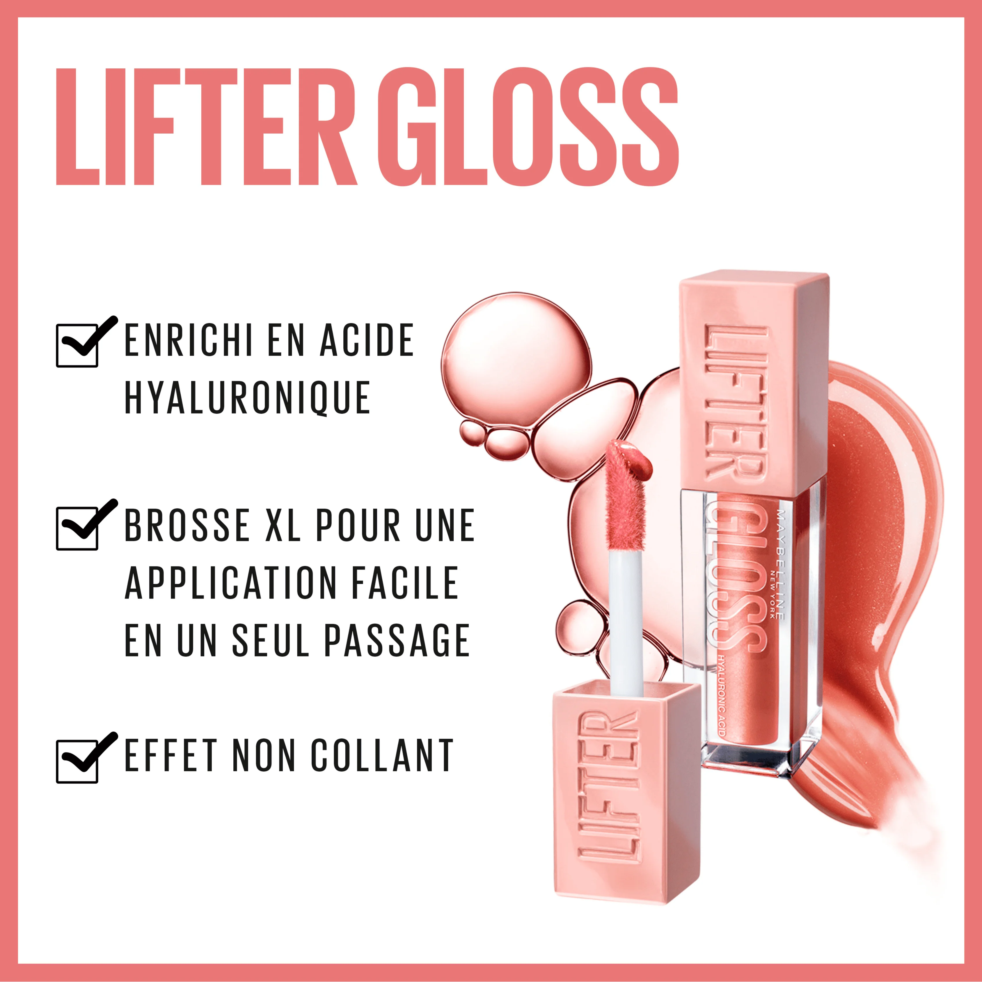 MAYBELLINE LIFTER GLOSS À LÈVRES REPULPANT 004 SILK - Image 5