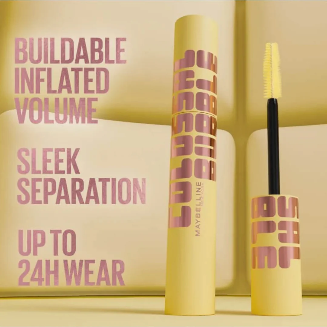 Maybelline Mascara Colossal Bubble Black = Tattoo Liner Noir Mini OFFERT - Image 4