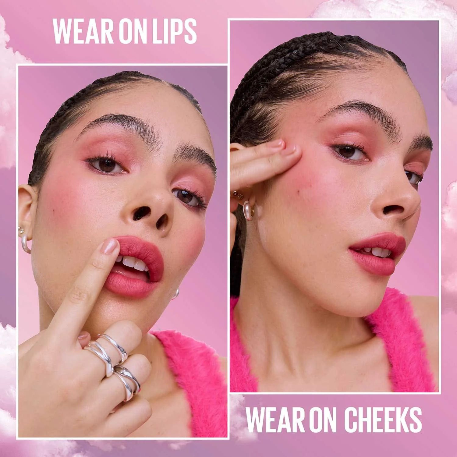 MAYBELLINE NEW YORK BLUSH CLOUDTOPIA CHEEK & LIP MOUSSE ENCHANTED MAUVE 08 - Image 7