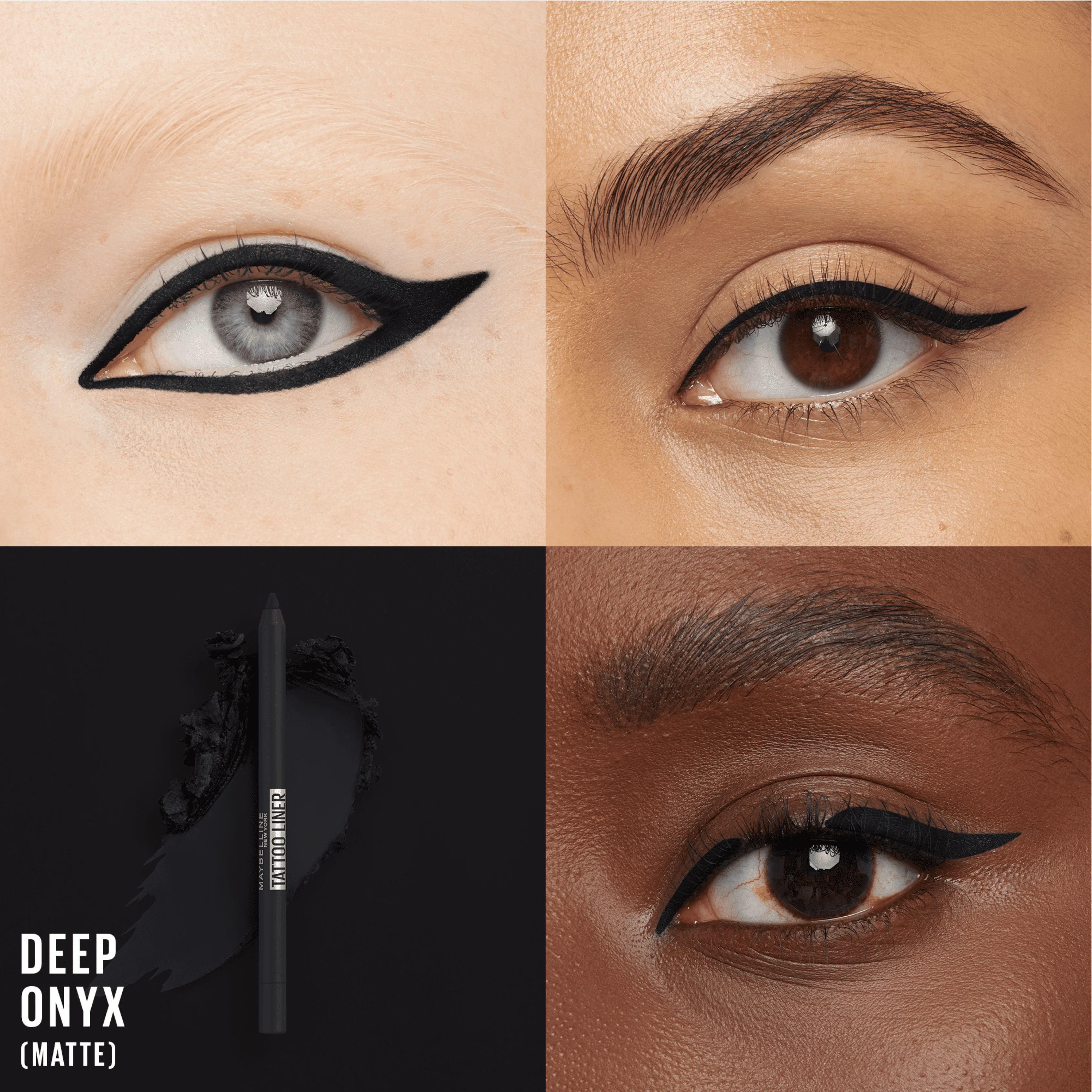 Maybelline TATTOO STUDIO SHARPENABLE GEL PENCIL 900 DEEP ONYX - Image 4